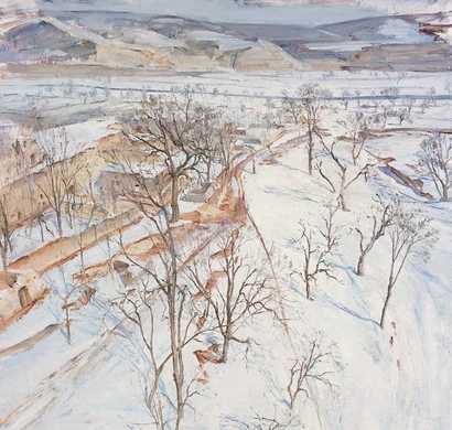 崔国强 2004年作 晴雪